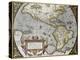 America Old Map, From Theatrum Orbis Terrarum, The First Atlas In The World-marzolino-Stretched Canvas