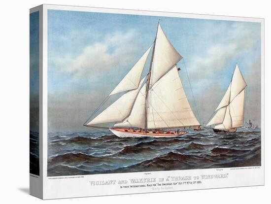 America's Cup, 1883-Currier & Ives-Premier Image Canvas