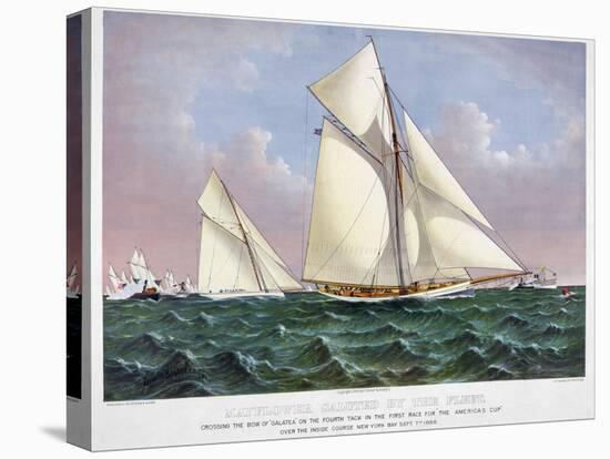 America's Cup, 1886-Currier & Ives-Premier Image Canvas