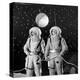 American Actors John Archer (L) and Warner Anderson on Set of 'Destination Moon', 1950-Allan Grant-Premier Image Canvas