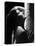 American actress Gloria Swanson (1899 - 1983) 1950 (b/w photo)-null-Stretched Canvas