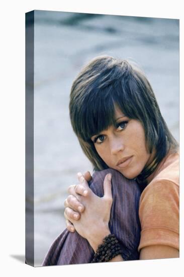 American actress Jane Fonda 1971 (photo)-null-Stretched Canvas