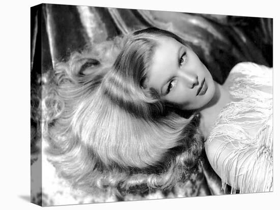 American Actress Veronica Lake (1919-1973) C. 1942-null-Stretched Canvas