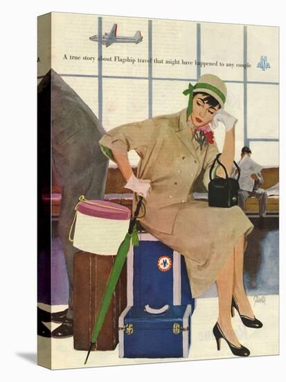 American Airlines, Al Parker, 1953, USA-null-Premier Image Canvas