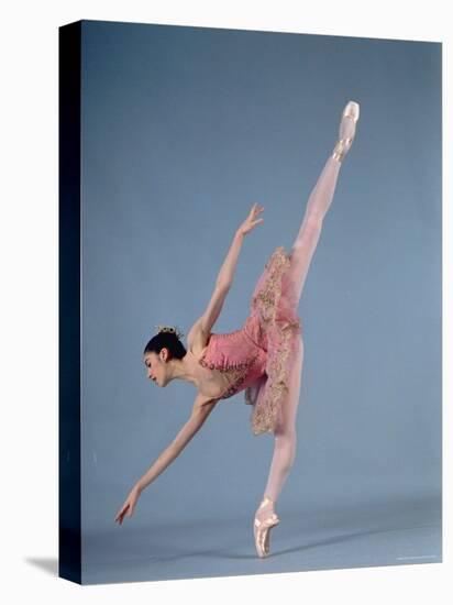 American Ballet Theater Ballerina Paloma Herrera in Graceful Move Ballet "Themes and Variations"-Ted Thai-Premier Image Canvas