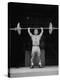 American Bantamweight Joseph Depietro Competing in Weightlifting Event at Summer Olympics-Mark Kauffman-Premier Image Canvas