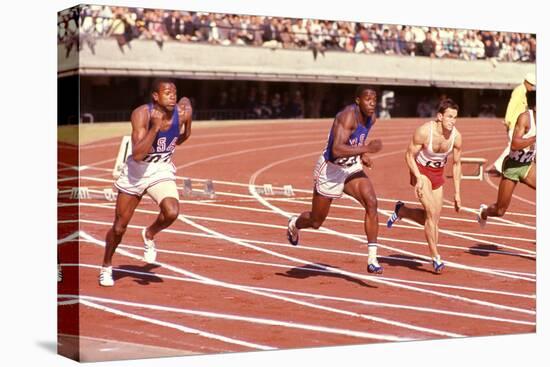 American Bob Hayes (Center) at Tokyo 1964 Summer Olympics, Japan-Art Rickerby-Premier Image Canvas