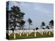 American Cemetery at Omaha Beach, Colleville-Sur-Mer, Normandy, France, Europe-null-Premier Image Canvas