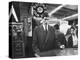 American Chess Champion Robert J. Fischer Playing Pinball-Carl Mydans-Premier Image Canvas