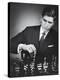 American Chess Champion Robert J. Fisher Playing a Match-Carl Mydans-Premier Image Canvas