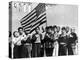 American Children of Japanese, German and Italian Heritage, Pledging Allegiance to the Flag-Dorothea Lange-Premier Image Canvas