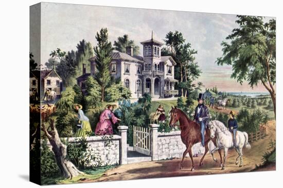 American Country Life, May Morning, 1855-Currier & Ives-Premier Image Canvas