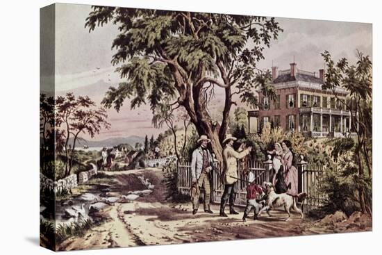 American Country Life: October Afternoon-Currier & Ives-Premier Image Canvas