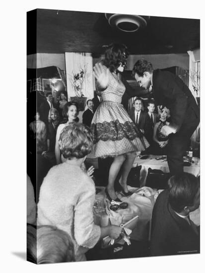 American Couples Dancing in Hollywood Nightclub-Ralph Crane-Premier Image Canvas