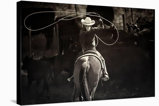 American Cowgirl-Lisa Dearing-Premier Image Canvas