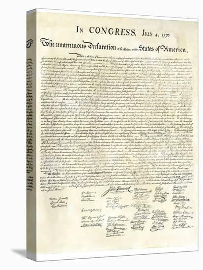 American Declaration of Independence, c.1776-null-Premier Image Canvas