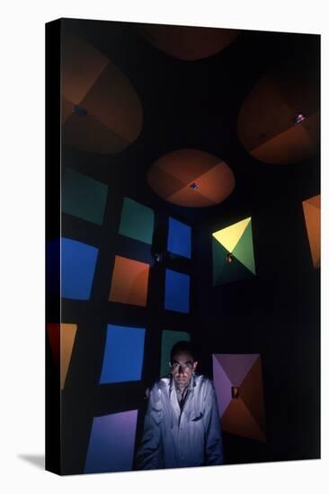 American Designer Ken Isaacs Inside His Invention, the Knowledge Box, Chicago, IL, 1962-Robert Kelley-Premier Image Canvas