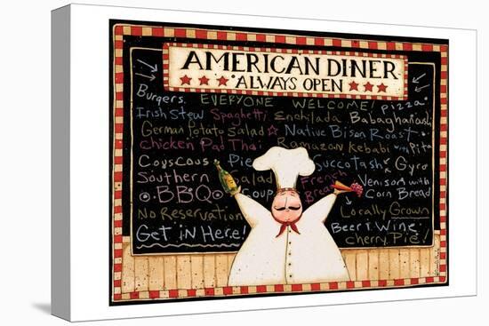 American Diner-Dan Dipaolo-Stretched Canvas