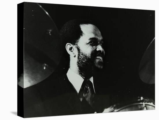 American Drummer Billy Higgins at the Bracknell Jazz Festival, Berkshire, 1983-Denis Williams-Premier Image Canvas