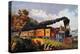 American Express Train-Currier & Ives-Premier Image Canvas