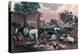 American Farm Yard in the Evening, 1857-Currier & Ives-Premier Image Canvas