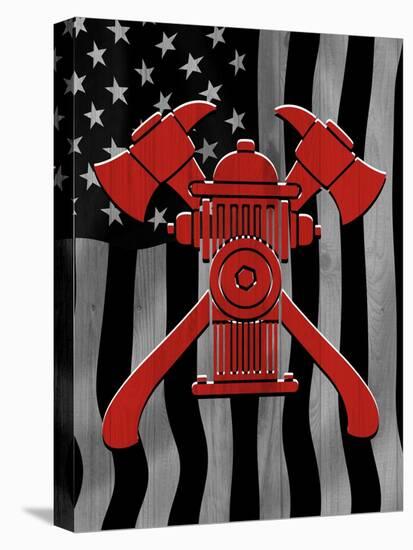 American Firefighter-Marcus Prime-Stretched Canvas