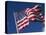 American Flag Flaps in Wind, Cle Elum, Washington, USA-Nancy & Steve Ross-Premier Image Canvas
