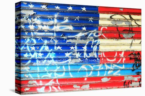 American Flag Graffiti-Sabine Jacobs-Premier Image Canvas