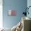 American Flag Hung from Wooden Garage in Bershires, NY-null-Stretched Canvas displayed on a wall