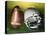 American Football Helmet and a Football-null-Premier Image Canvas