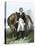American General Nathanael Greene Beside His Horse-null-Premier Image Canvas