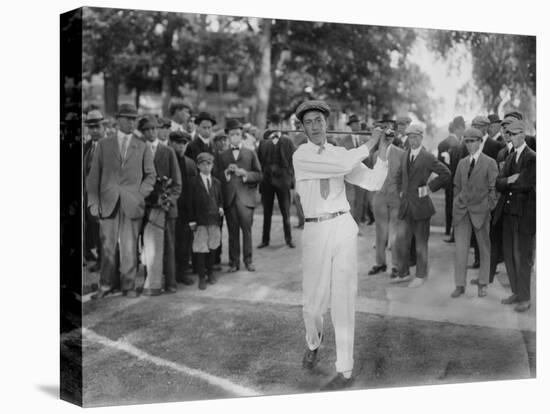 American Golfer Francis Desales Ouimet at the 1913 U.S. Open in Brookline-null-Stretched Canvas