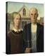 American Gothic-Grant Wood-Stretched Canvas