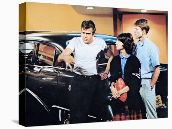 American Graffiti, Paul Le Mat, Cindy Williams, Ron Howard, 1973-null-Stretched Canvas