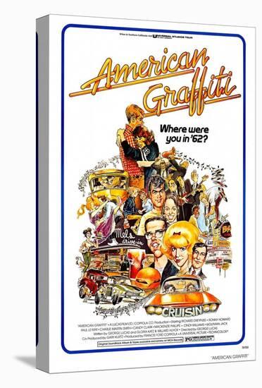 American Graffiti-null-Stretched Canvas
