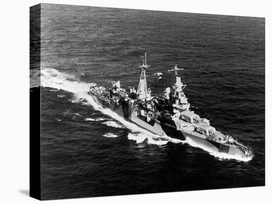 American Heavy Cruiser Uss Indianapolis at Sea-null-Premier Image Canvas