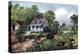American Homestead in Summer, 1868-Currier & Ives-Premier Image Canvas
