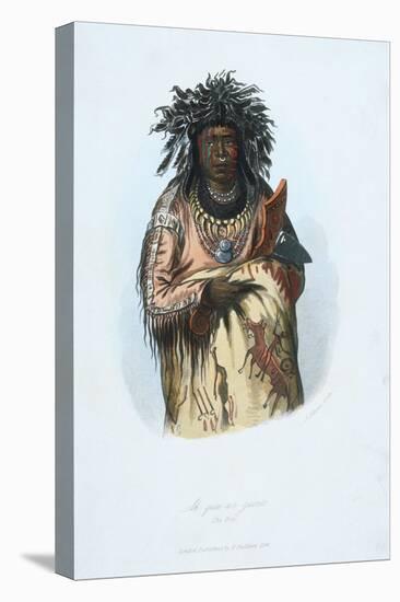 American Indian Engraving-J. Harris-Premier Image Canvas