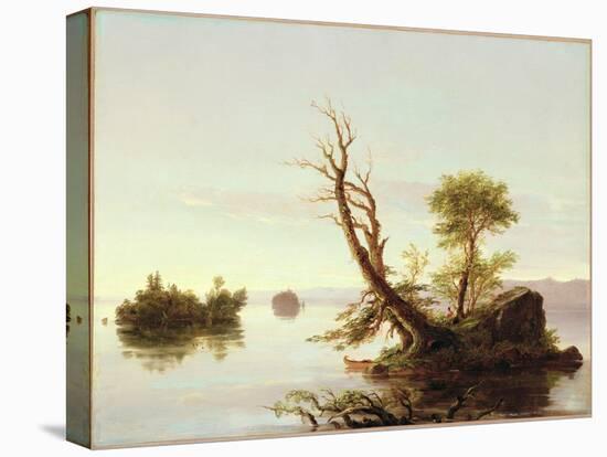 American Lake Scene, 1844-Thomas Cole-Premier Image Canvas
