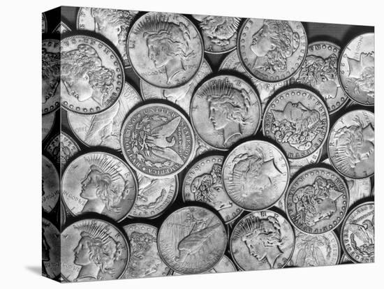 American "Liberty" Silver Dollars-Bettmann-Premier Image Canvas