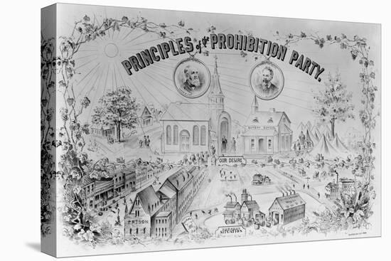 American Lithograph "Principles of the Prohibition Party"-null-Premier Image Canvas