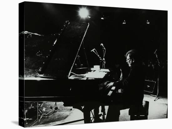 American Pianist Dick Wellstood Playing at Potters Bar, Hertfordshire, 1986-Denis Williams-Premier Image Canvas