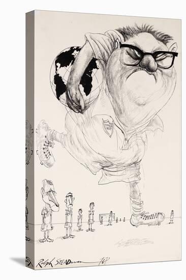 American Politics 44, Henry Kissinger, 1976-77 (drawing)-Ralph Steadman-Premier Image Canvas
