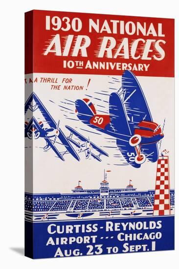 American Poster for 1930 National Air Races-null-Premier Image Canvas