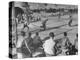 American Servicemen Playing Baseball on a Makeshift Field-Peter Stackpole-Premier Image Canvas