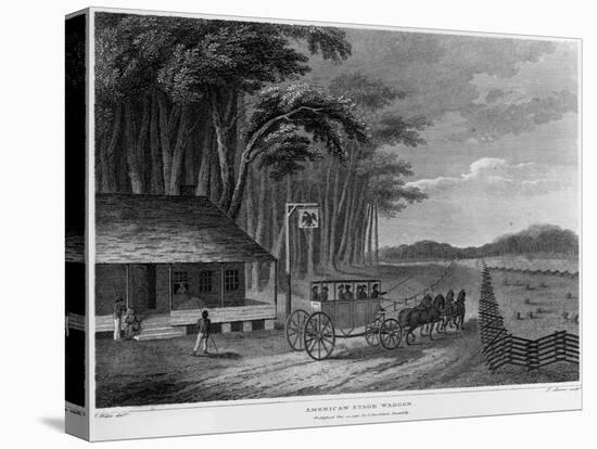 American Stage Waggon-J. Storer-Premier Image Canvas