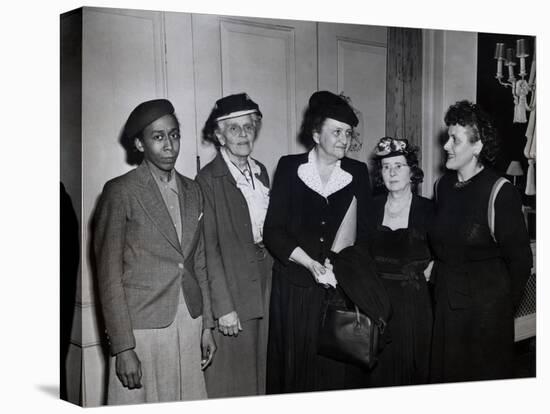 American Women Labor Leaders with Secretary of Labor, Frances Perkins, Ca. 1935-null-Stretched Canvas
