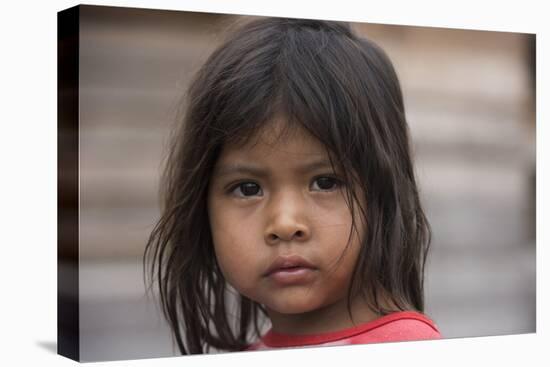 Amerindian Girl Parabara Wai Wai Territory, Region 9, Parabara, Guyana-Pete Oxford-Premier Image Canvas