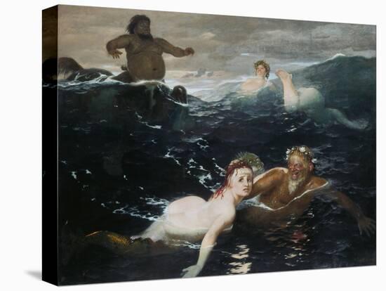 Amid the Waves, 1883-Arnold Bocklin-Premier Image Canvas
