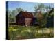 Amish Country Barn-Barbara Chenault-Stretched Canvas
